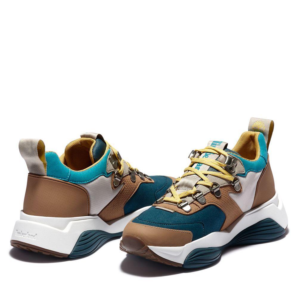 Tênis Feminino - Timberland Emerald Bay Mixed-Media - DQTKP0237 - Azuis/Marrom